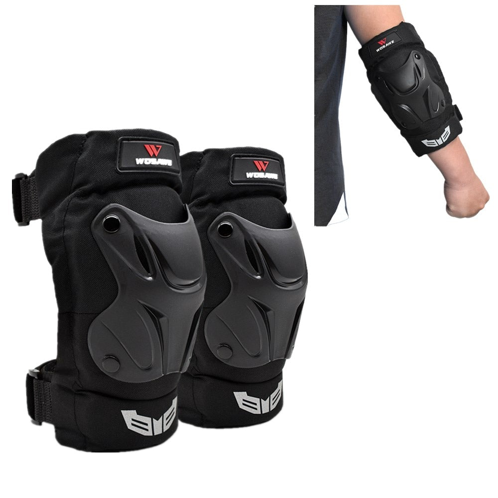 WOSAWE Adjustable Straps Sports Knee Elbow Pads