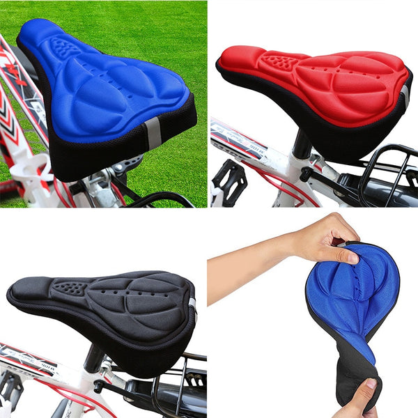 Mountain Bike 3D Saddle Cover Thick Breathable Super Soft Bicycle seat