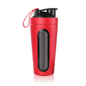 Leak Proof 700ml/28OZ Stainless Steel Protein Shaker and water Bottle with mixer