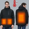  USB Heated Waterproof Jacket for Men Women