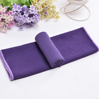 Buy purple Gym, Yoga Cold Washcloth sports towel