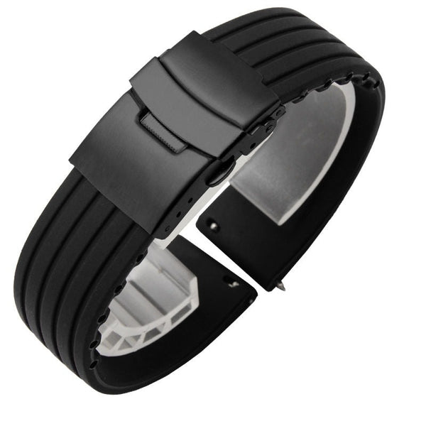 20mm 22mm Quick Release Silicone Watch Bands For Samsung Active 43mm 47mm for Fossil Watch Strap 18mm 24mm Rubber Sport Bands