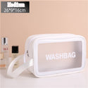 Transparent Waterproof  Wash & Cosmetics gym Bag for Women 