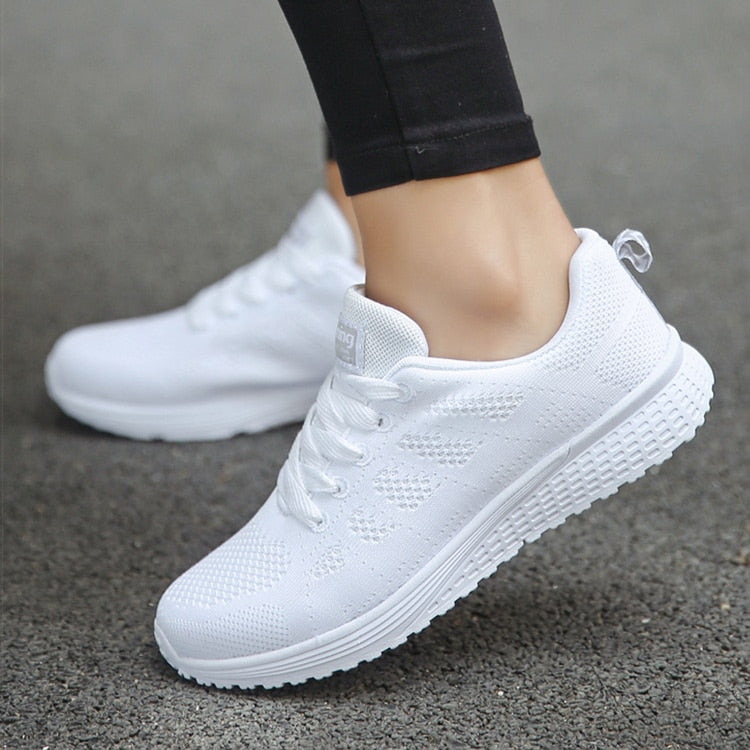 Sports Shoes Women Breathable Sneakers Women White Shoes For Basket Femme Ultralight Woman Vulcanize Shoes Couple Casual Sneaker-6