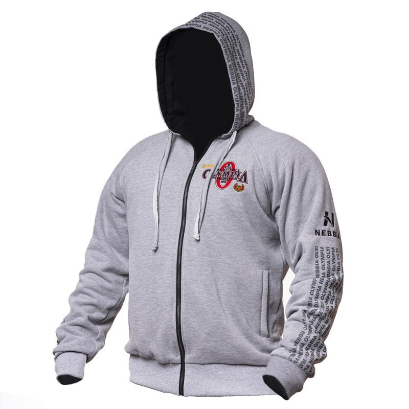OLYMPIA Gym Hoodies for Fitness  with Zipper