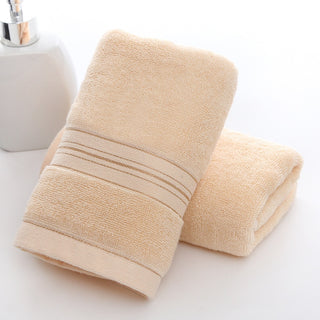 Buy see-the-picture British Style Simple Solid Colour Plain Pattern Man Washcloth Towel