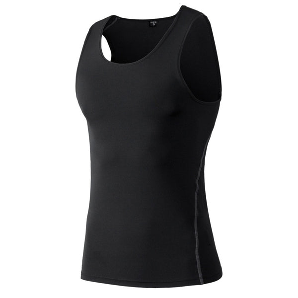 Men Compression Running Vest or Gym Workout Training Tight Tank TopThis Men Compression Running Vest is designed to provide stability and support to muscles, increasing comfort during exercise. It features a tailored fit, allowing f0formyworkout.com