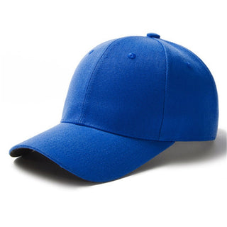Buy blue-1 Plain and Mesh  Adjustable Snapback Baseball Cap