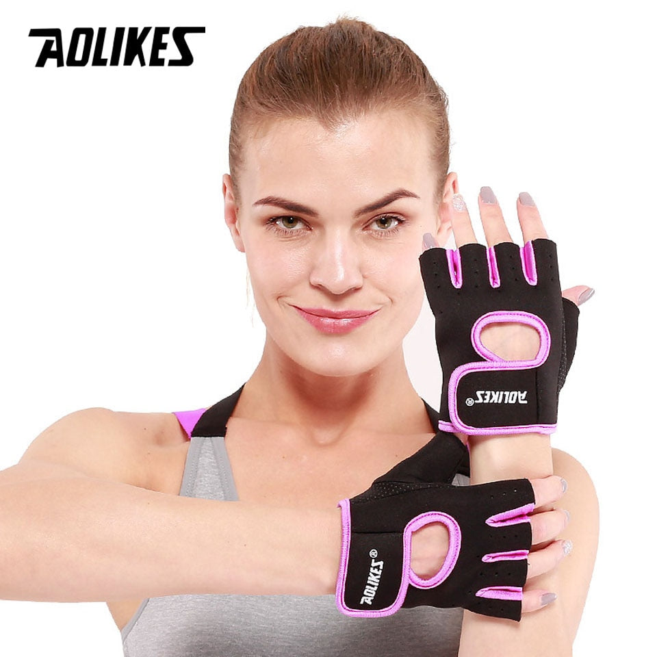 Half Finger breathable Gloves for Weight Lifting for Men Women S/M/LSPECIFICATIONSType: Weight Lifting GloveSize: S/M/LOrigin: Mainland ChinaName: Sport Breathable GlovesModel Number: A-1678Material: LycraColor: Black/Grey/Rose red/B0formyworkout.com