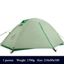 Hewolf Camping Tents Double-layer Single 20D Nylon