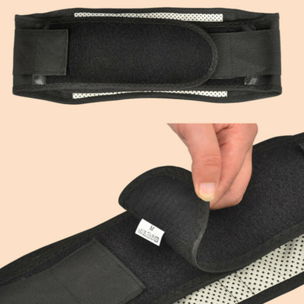 Adjustable Waist Tourmaline Self heating Magnetic  Back Waist Support