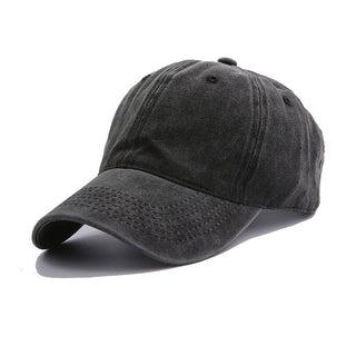Compra black-cap Solid Vintage Visor Cotton baseball Cap