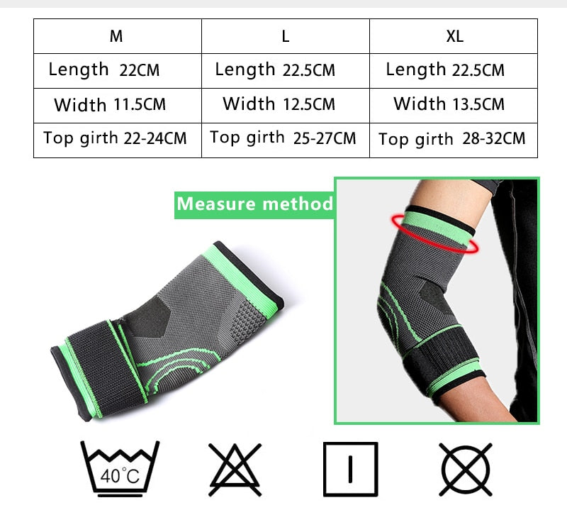 Breathable Bandage Compression Sleeve Elbow Brace