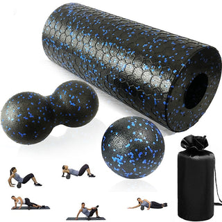 Yoga Roller Massage foam Ball & Roller set Set with Carry Bag 
