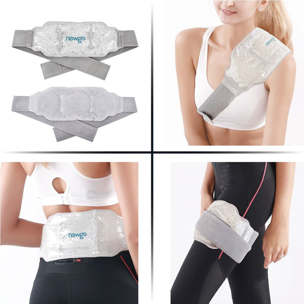 2 Reusable Ice Gel Packs for Hot Cold Therapy & Pain Relief