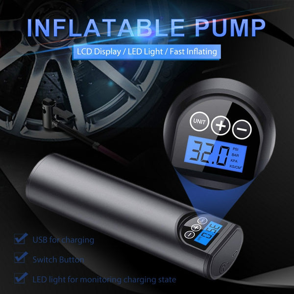 12V 150PSI Air Compressor Electric Air pump with Tire Pressure LCD 