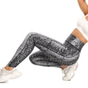 Snake and Leopard Print High Waist Elastic Yoga & Jogging Pants 