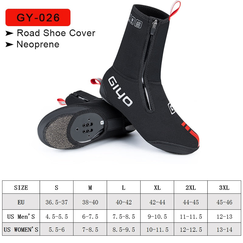 Thermal Neoprene Overshoes Waterproof Toe Cycling Shoe Covers