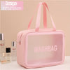 Transparent Waterproof  Wash & Cosmetics gym Bag for Women 