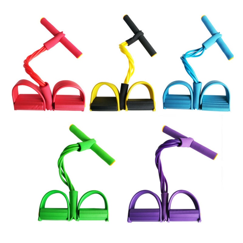 Fitness Workout Bands Elastic Pull Rope Equipment Pedal Resistance 