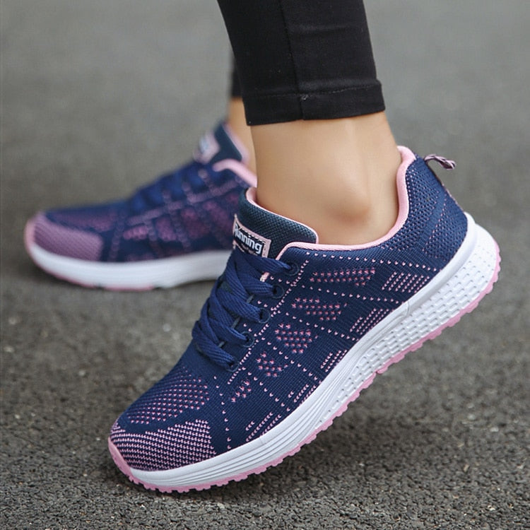 Sports Shoes Women Breathable Sneakers Women White Shoes For Basket Femme Ultralight Woman Vulcanize Shoes Couple Casual Sneaker-5