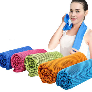 Microfiber Towel Quick-Dry Summer Thin Travel Breathable Beach Towel Outdoor Sports Running Yoga Gym Camping Cooling Scarf
