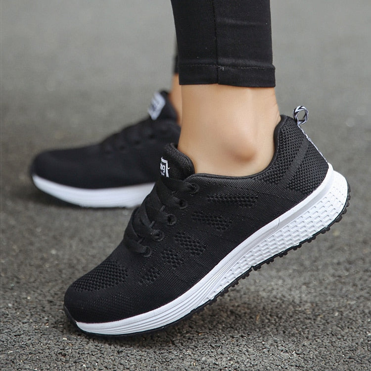 Sports Shoes Women Breathable Sneakers Women White Shoes For Basket Femme Ultralight Woman Vulcanize Shoes Couple Casual Sneaker-4