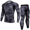 2pc Set Jogging and Gym underlayer suit for Men. Long Sleeve top & leggings