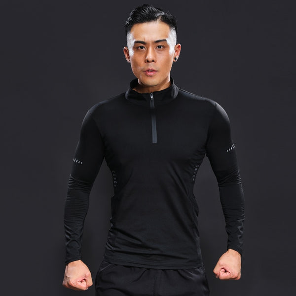 Fitness and Sports Long Sleeve Compression topBreathable Mesh Fabric Benefits: This high-quality compression shirt is designed to provide superior comfort and breathability with its combination of mesh fabric an0formyworkout.com