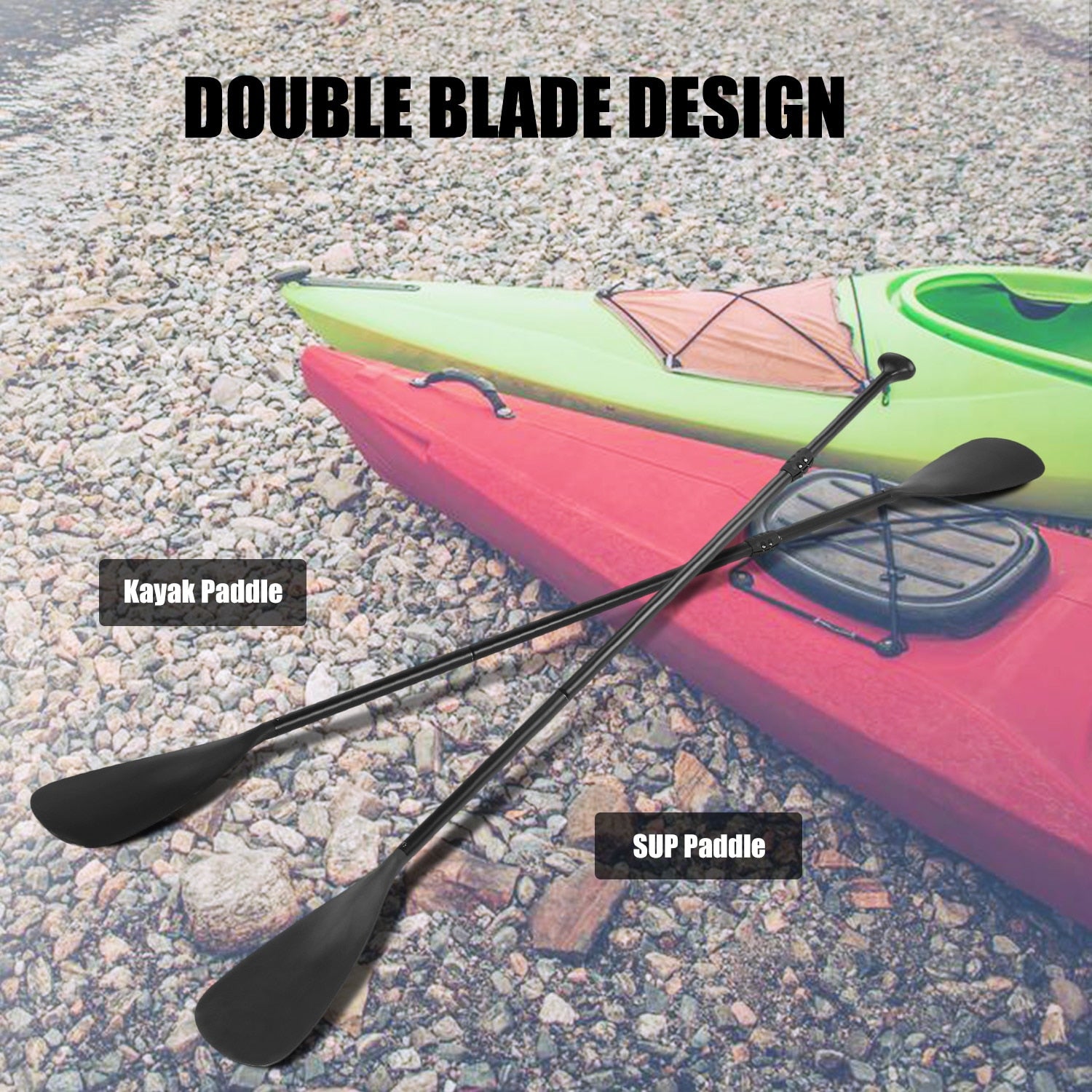 4-Piece Dual Purpose Adjustable SUP Paddles paddle board paddles