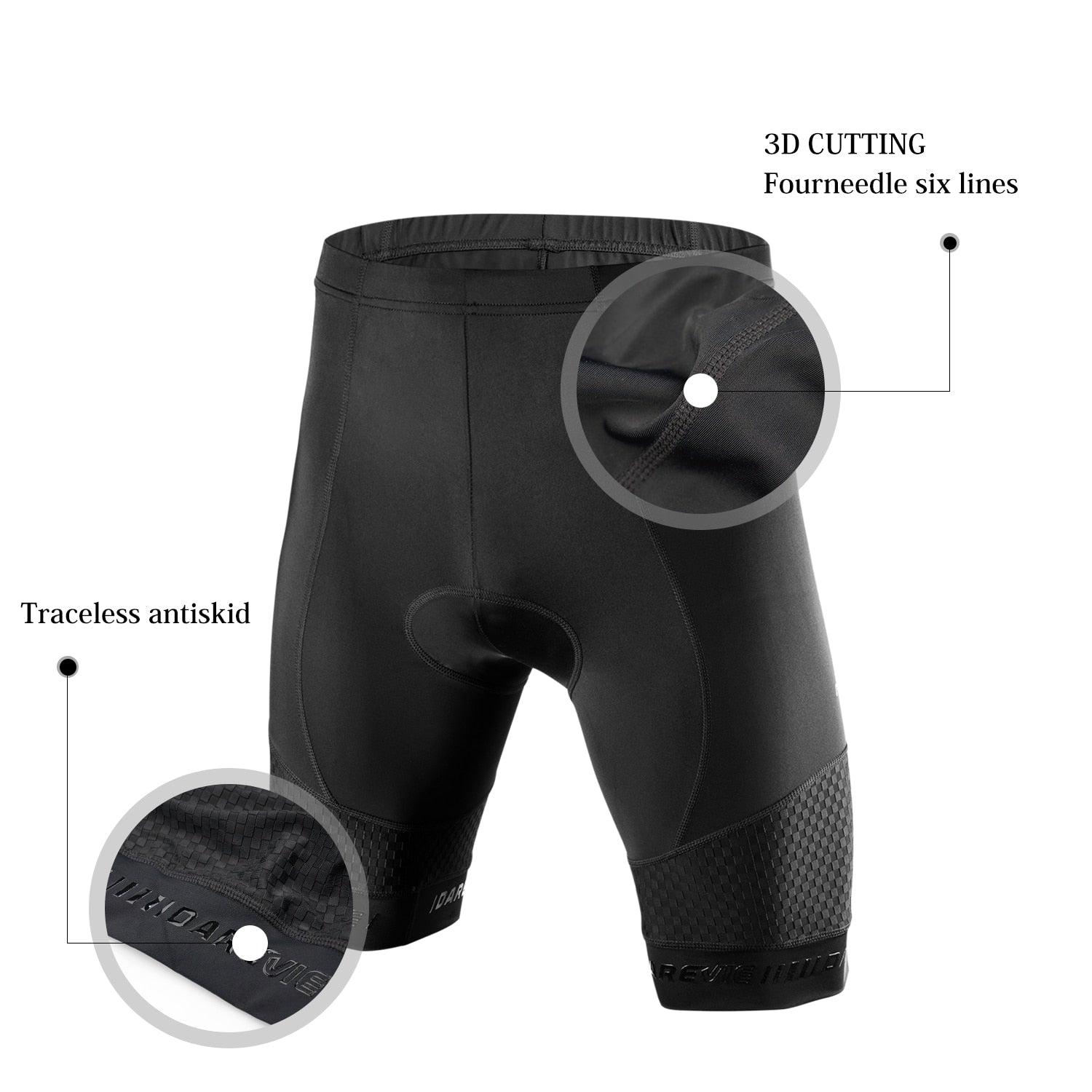 DAREVIE Cycling Shorts with 3D Gel Padding