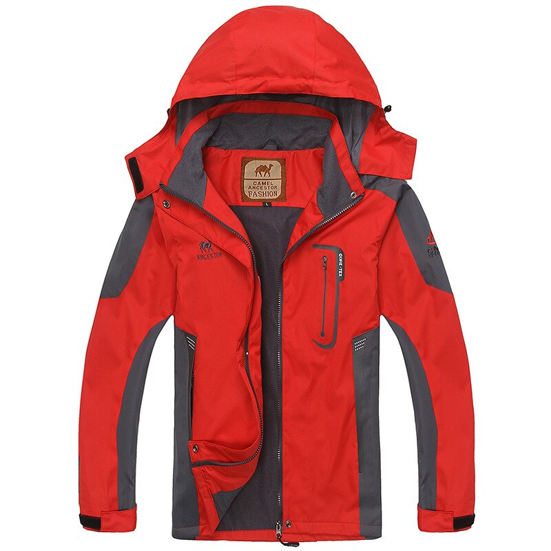 Comprar women-red Ladies Outdoor Jackets Thin Large Size Waterproof Mountaineering Clothes Outdoor Riding Windbreaker