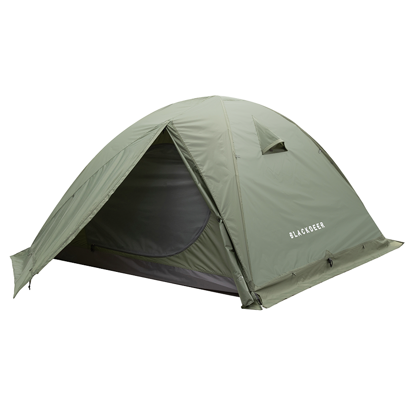 Backpacking Tent for 2-3 People with Skirt and Double Layer Waterproof