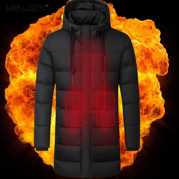 Warm Sports Outdoor Clothing Long Windproof Winter Jackets