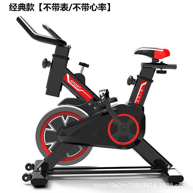 Home Silent Exercise Spinning Bike Exercise Pedal Bike for Indoor Fitness with "N" Riding position adjustment