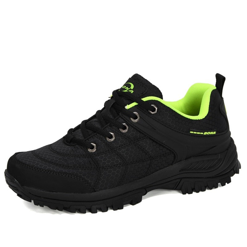 BONA Hiking Shoes | Nubuck Leather & Mesh trainers for Outdoors