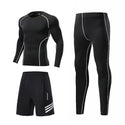 3pcs Set Compression suit for men | Compression legging for running