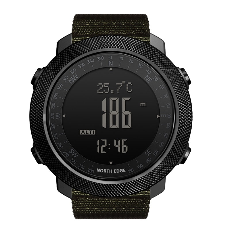 NORTH EDGE Altimeter Barometer & Compass Digital Sports Watch