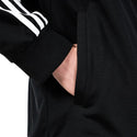 Original Adidas M 3S TT TRIC Men's Sportswear Jacket with side pockets in black or red 