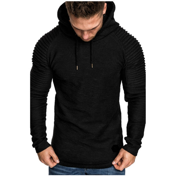 Long Sleeve Slim fit Hooded Sweatshirt for Men