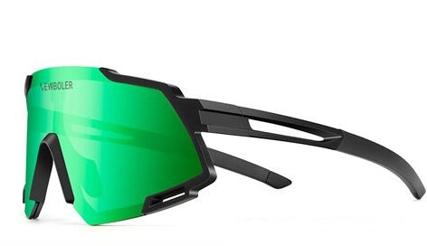 NEWBOLER 5 Lens Ultralight Sports Polarized Bicycle Sunglasses
