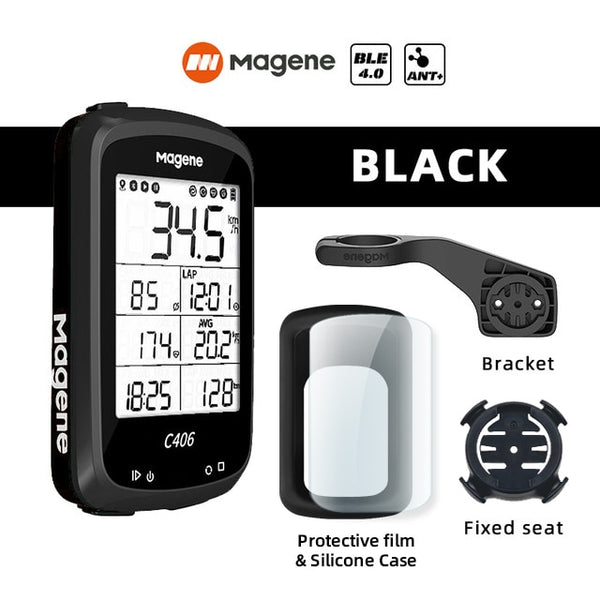 Magene C406  Wireless Bike Computer, GPS and Data Monitor 
