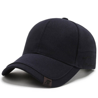 Buy navy High Quality Solid Baseball Caps for Men Outdoor Cotton Cap Bone Gorras CasquetteHomme Men Trucker Hats