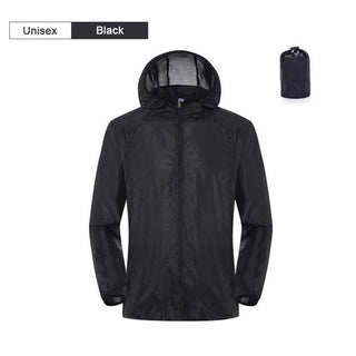 Buy unisex-black Camping, Hiking or jogging Waterproof Jacket for Men &amp; Women With Pocket