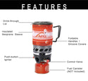 APG Outdoor Portable Cooking System  Stove Heat Exchanger
