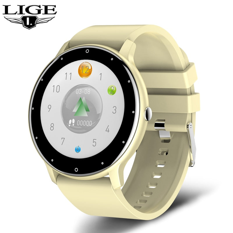 LIGE 2021 Women Smart Watch Men Real-Time Activity Tracker