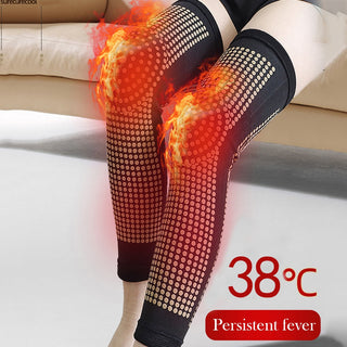 2pcs Tourmaline Self Heating long Knee Sleeves
