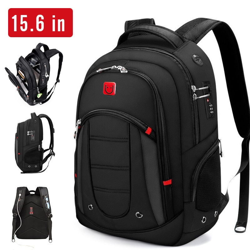 15.6 Inch Oxford Waterproof Laptop Backpack with USB Charging port