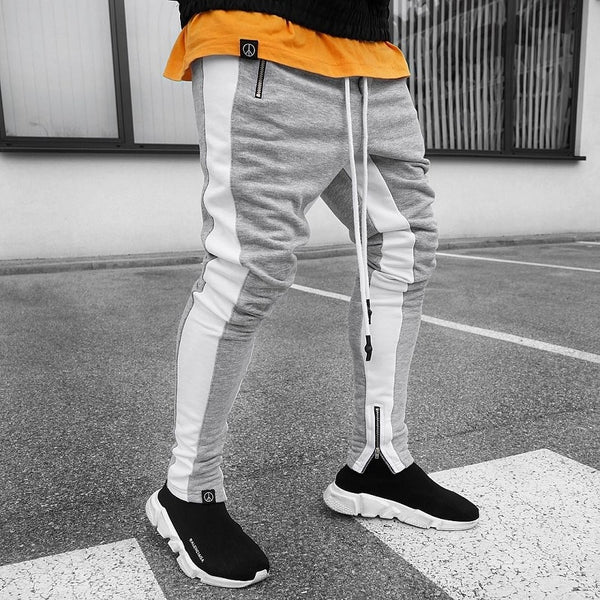 Dual Colour Skinny Fit Running Bottoms