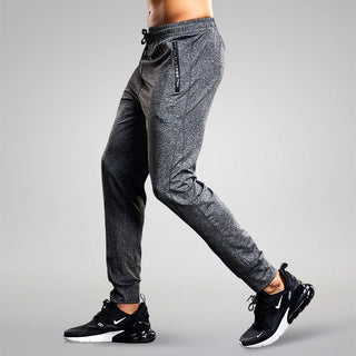 Buy deep-gray-a2 Quick-Dry Thin Casual &amp; sports track suit bottoms With Zipper Pockets